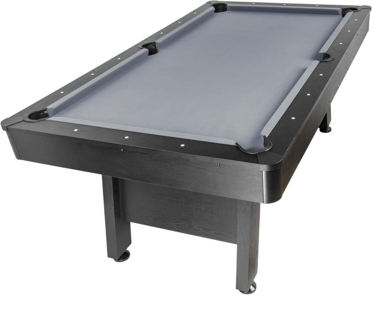 7 ft Gray Pool Table with Wood Finish by Gosports